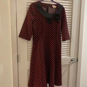 ⏩ Retro Polka Dot Dress
